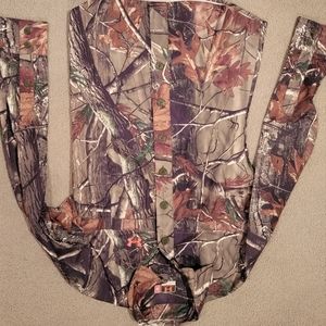 Under armour camo button up